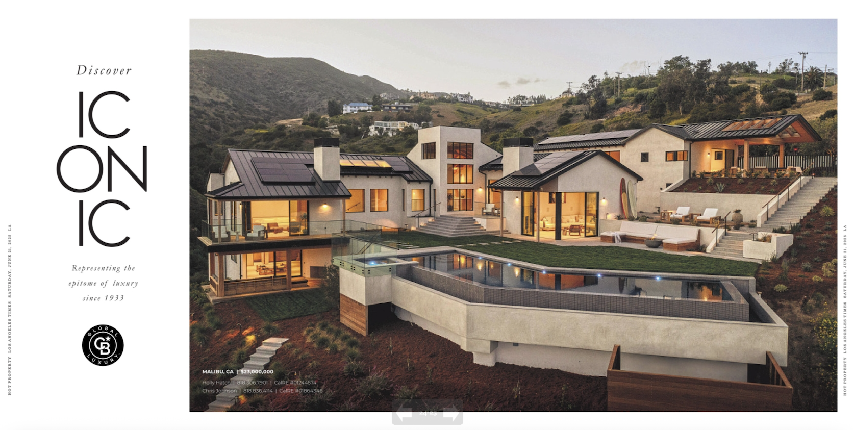 2025-07 Los Angeles Times Hot Properties - Trancas Malibu